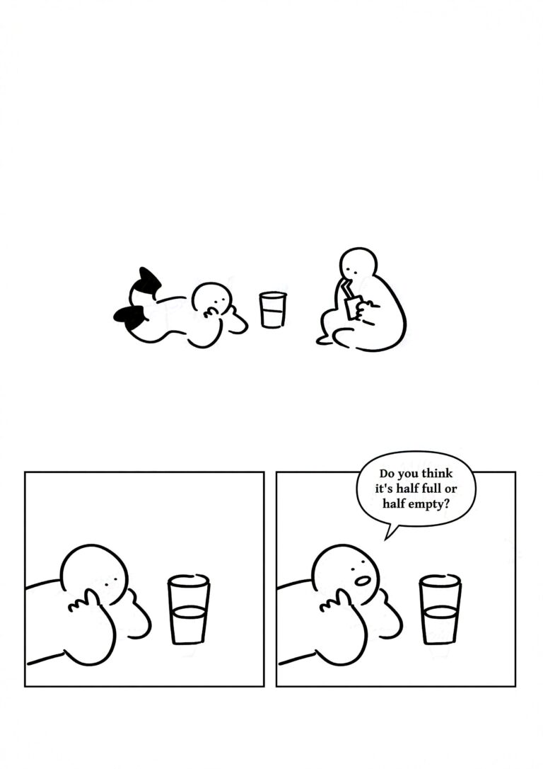 35 glass half full empty we go together